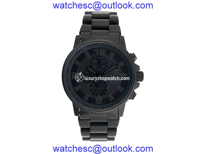 Citizen CA0295-58E Eco-Drive Nighthawk 42mm Stainless Steel Mens Watch Citizen