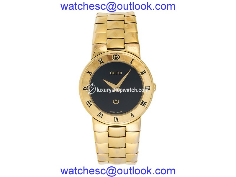 Gucci 3300L Gold Plated Quartz 26.5mm Womens Watch Gucci