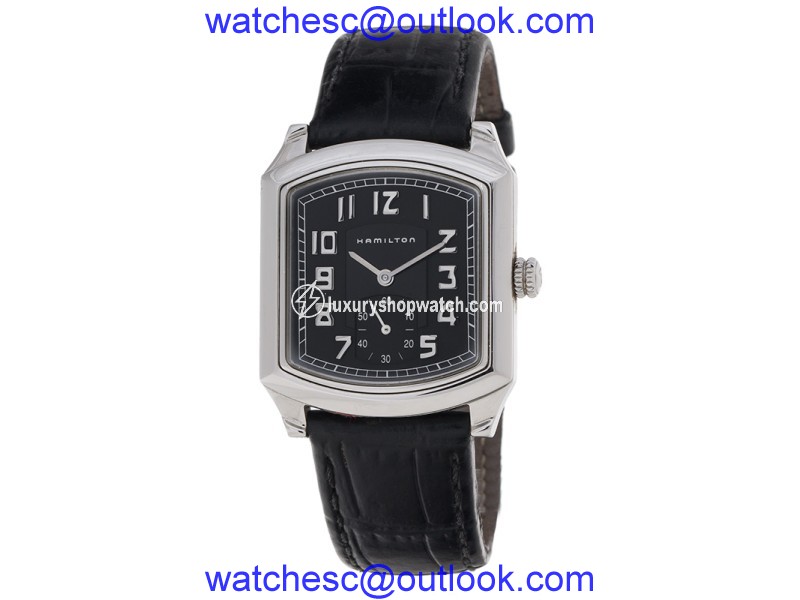 Hamilton Stainless Steel Case Leather Band 061132 Hamilton