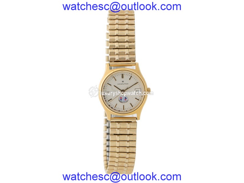 Hamilton Gold Plated Quartz Masterpiece Hamilton