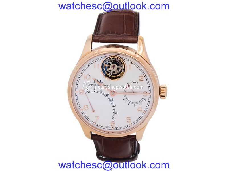 IWC Portugieser Tourbillon Mystere IW504402 18K Rose Gold Watch IWC