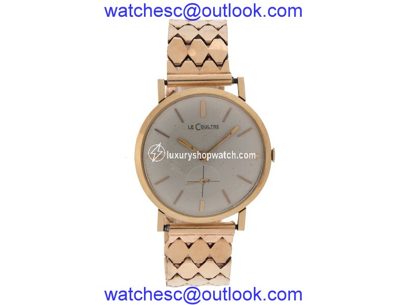 LeCoultre 14K Yellow Gold Manual Wind 32mm Mens Watch LeCoultre