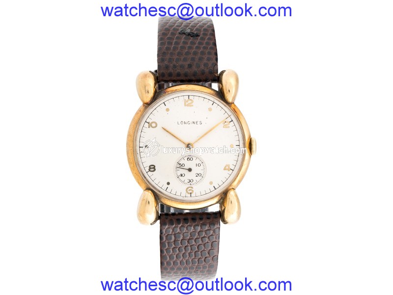 Longines 14K Yellow Gold Manual Wind 34mm Mens Watch Longines