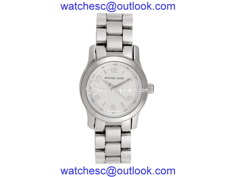 Michael Kors Dress MK3103 Silver Dial Silver-Tone 26mm Womens Watch Michael Kors