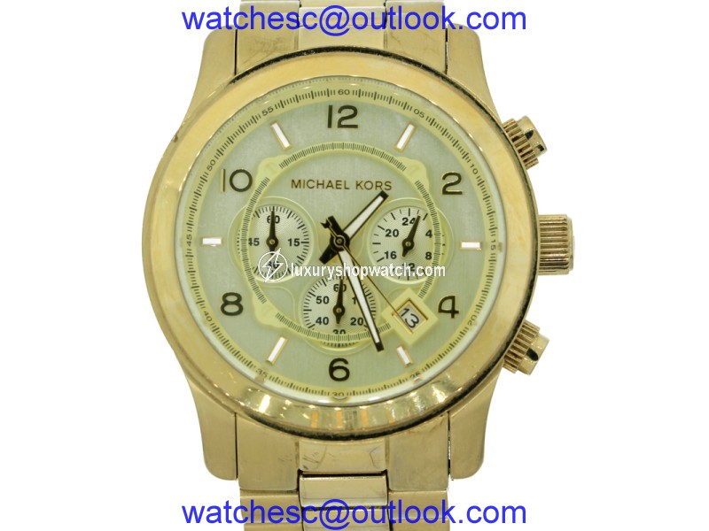 Michael Kors Runway Oversized Gold-Tone Michael Kors