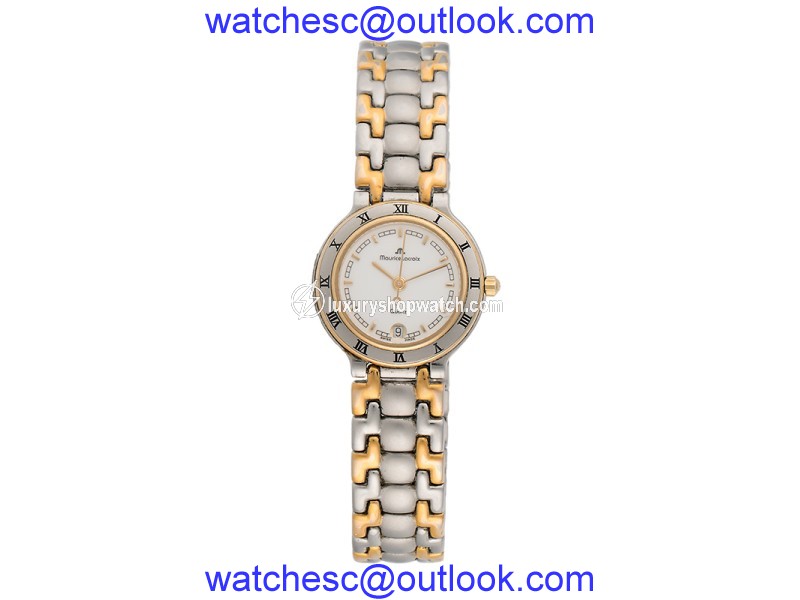 Maurice Lacroix 75416 Gold Plated Stainless Steel Quartz 27mm Womens Watch Maurice Lacroix