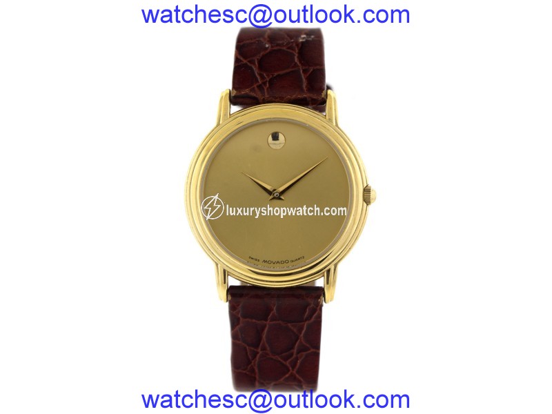 Movado Museum Gold Tone Watch Movado