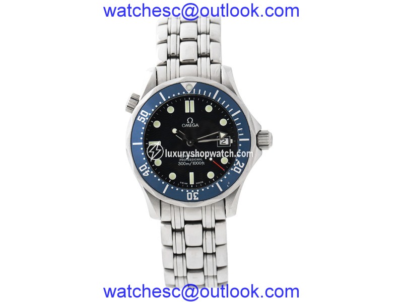 Omega Seamaster James Bond 2561.80.00 Stainless Steel Midsize 300M 36.25mm Watch Omega