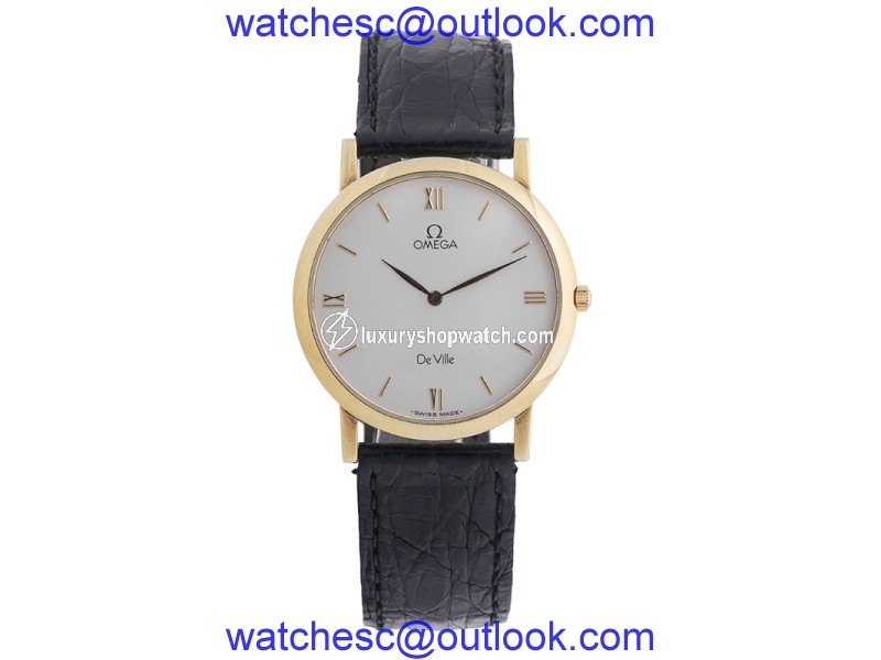 Omega DeVile 18K Yellow Gold Quartz 32.5mm Watch Omega