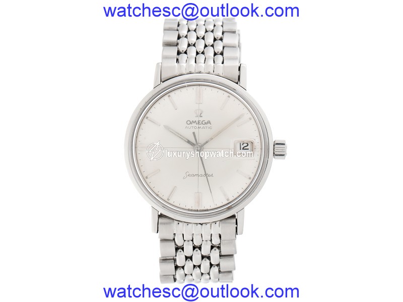 Omega Seamaster Stainless Steel Automatic 34mm Mens Vintage Watch Omega