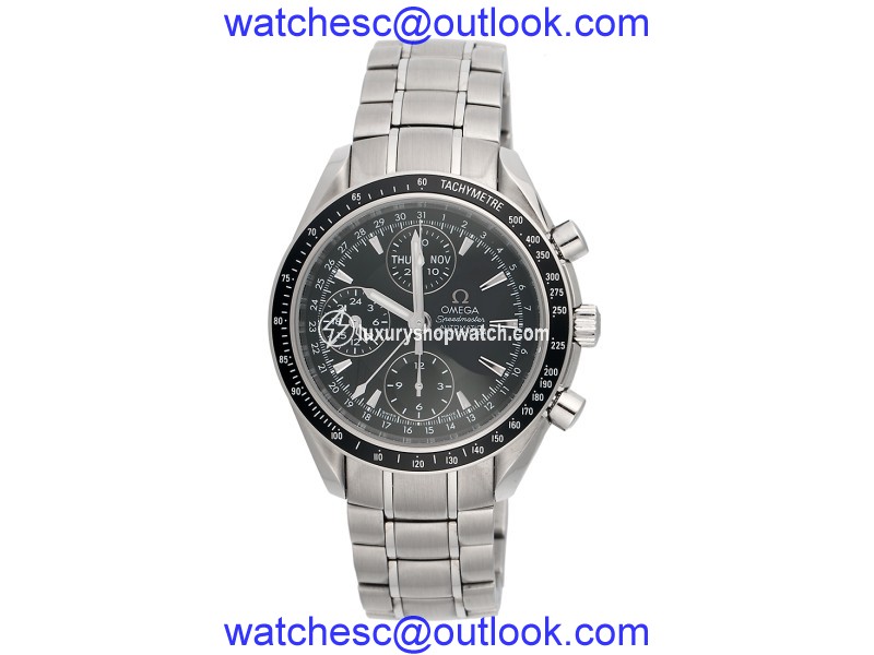 Omega Speedmaster 3220.5 Date Day Stainless Steel Automatic 40mm Mens Watch Omega
