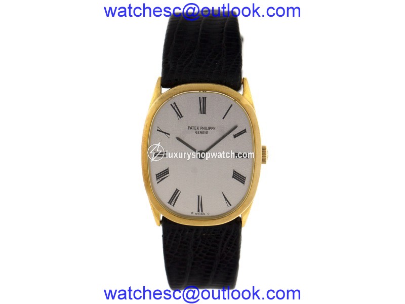 Patek Phillipe 18k Yellow Gold Oval Watch Patek Phillipe