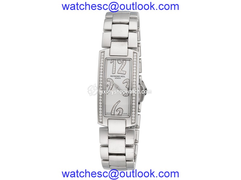 Raymond Weil Shine 1500-ST-105383 Stainless Steel & Diamond Quartz 19mm Womens Watch| Raymond Weil