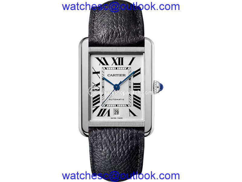Cartier WSTA0029 Tank Solo XL Stainless Steel 31mm Automatic Mens Watch Cartier