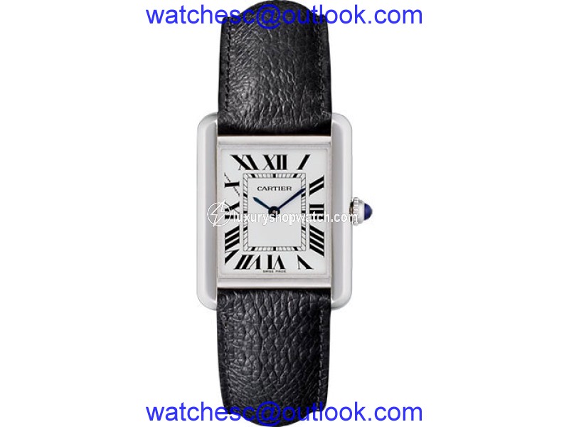 Cartier Tank Solo WSTA0030 Stainless Steel 31mm Quartz Women Watch Cartier