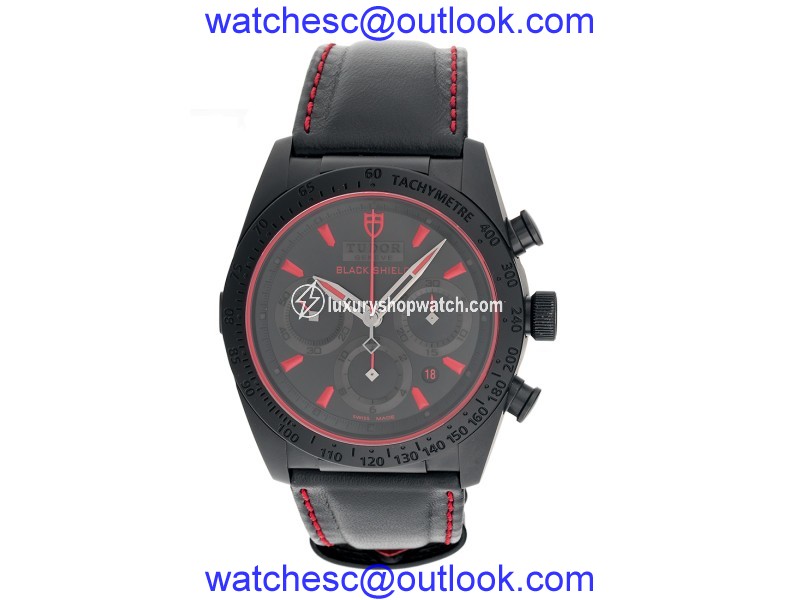 Tudor Fastrider 42000CR Black Shield 42mm Mens Watch Tudor