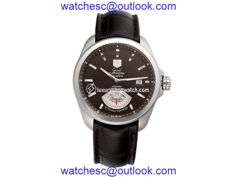 Tag Heuer Grand Carrera Stainless Steel & Leather 40mm Watch Tag Heuer