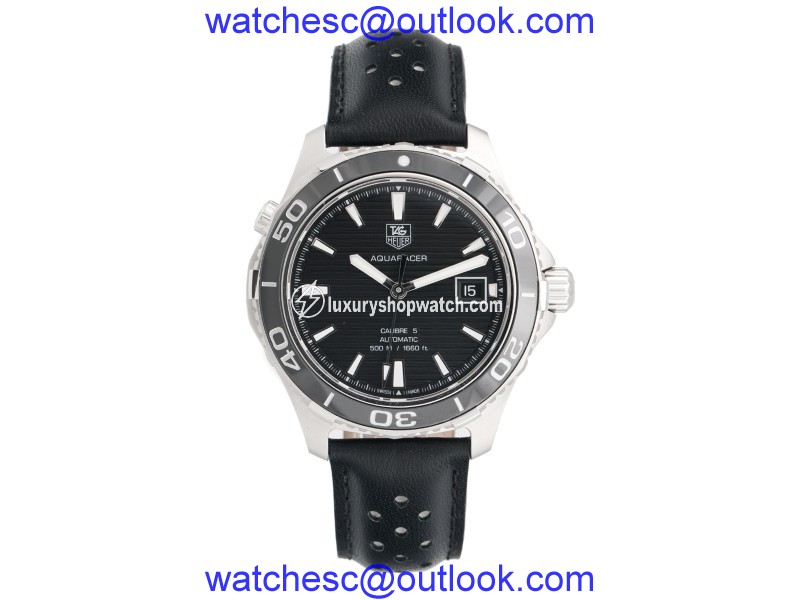 Tag Heuer Aquaracer WAK2110.FT6027 Swiss Automatic Black 41mm Mens Watch Tag Heuer