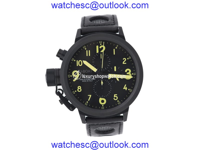 U-Boat Flightdeck Z 50 CAB Y Black PVD Case 50mm Watch U-Boat