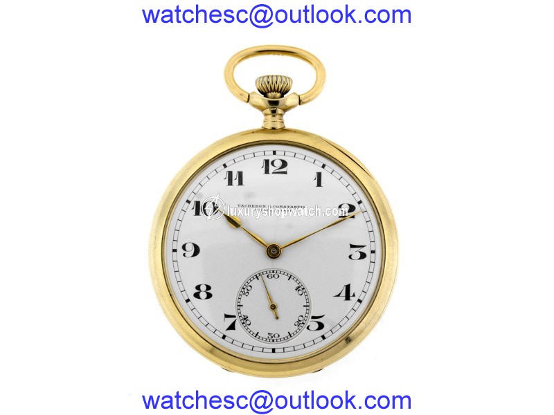 Vacheron Constantin 14k Yellow Gold Open Face Pocket Watch Vacheron Constantin