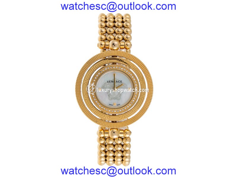 Versace VQT080015 Eon Analog Display Quartz 39mm Womens Watch Versace