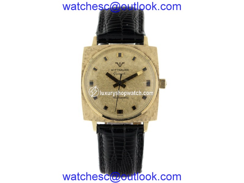 Wittnauer 10K Yellow Gold and Stainless Steel 30mm Watch Wittnauer